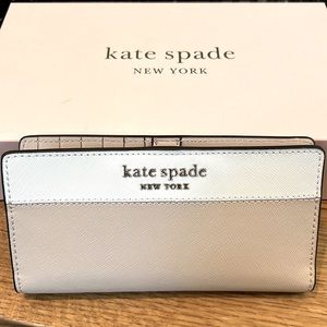 Kate spade large slim bifold wallet